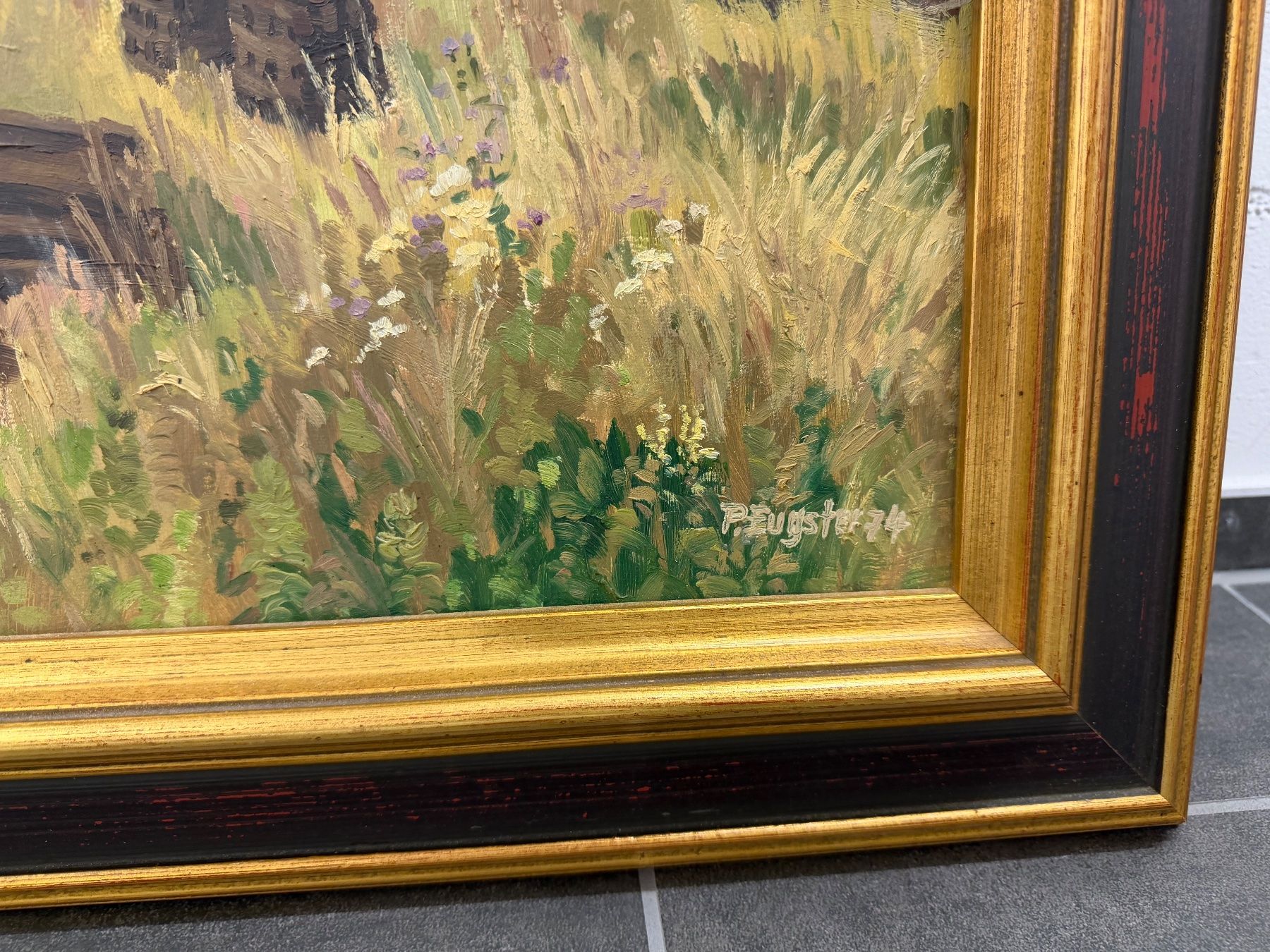 Dipinti: Original Ölgemälde P. Eugster 1974 – Usato da Horn venduto da HanSolo. 1