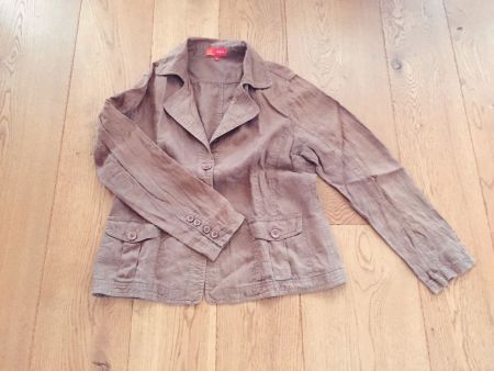 VERSAL, Leinen Jacke, Grösse 44