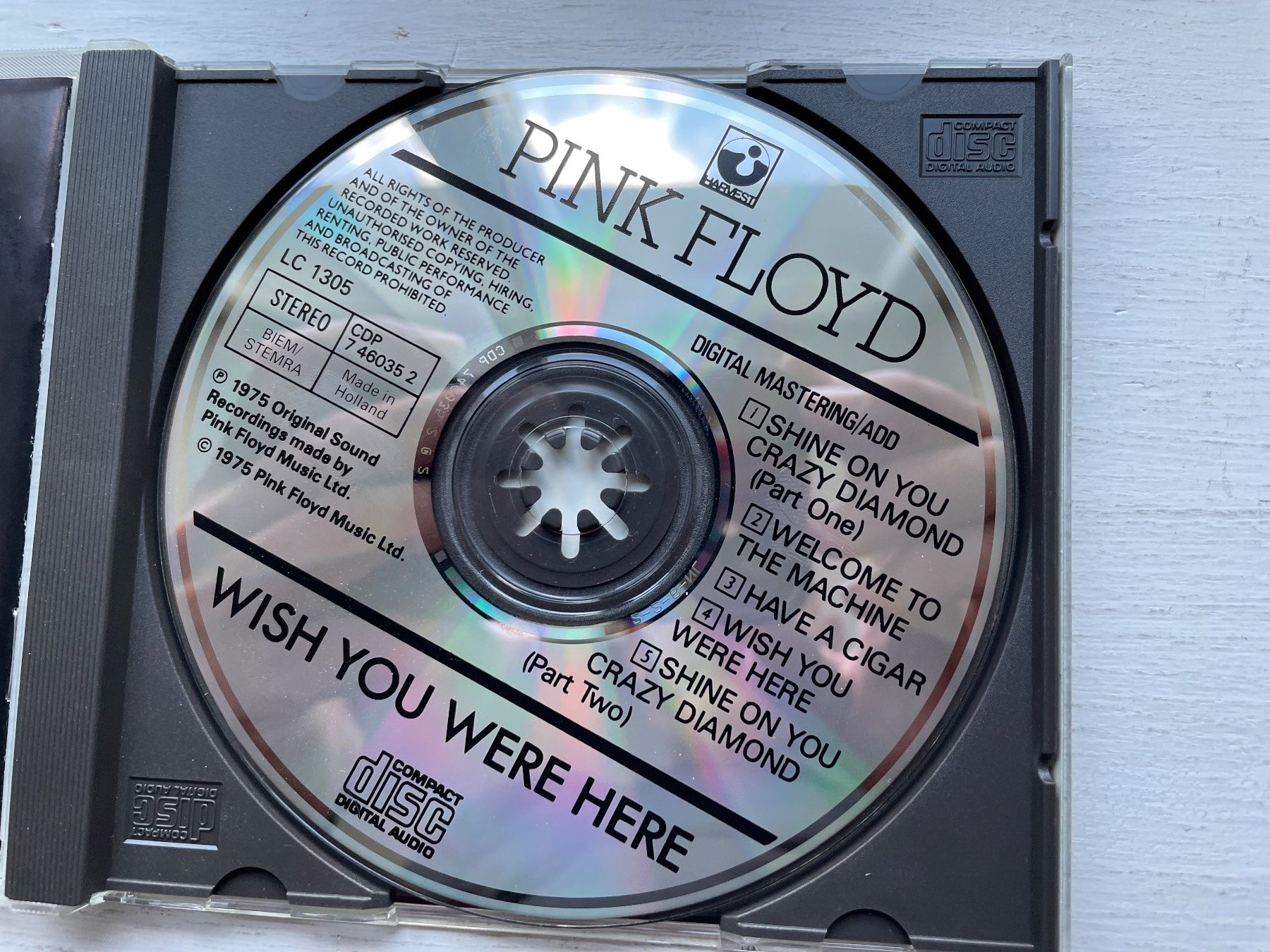 CD: Pink Floyd - Wish You Were Here - CD – Usato da Zürich venduto da Andy_t71 2
