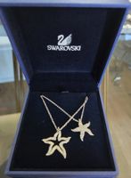 Wunderschöne Swarovski Halskette mit Seestern Anhängern
