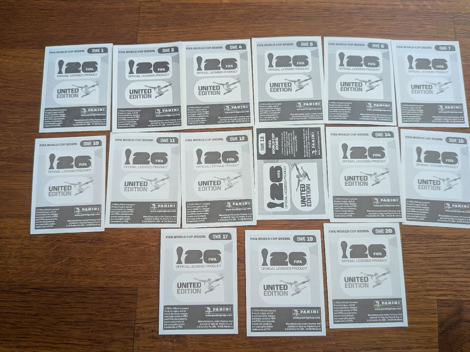 Panini Sammelbilder & Trading cards: 15 Schweden Paninisticker  – Neu (gemäss Beschreibung) aus Dittingen von uke4243