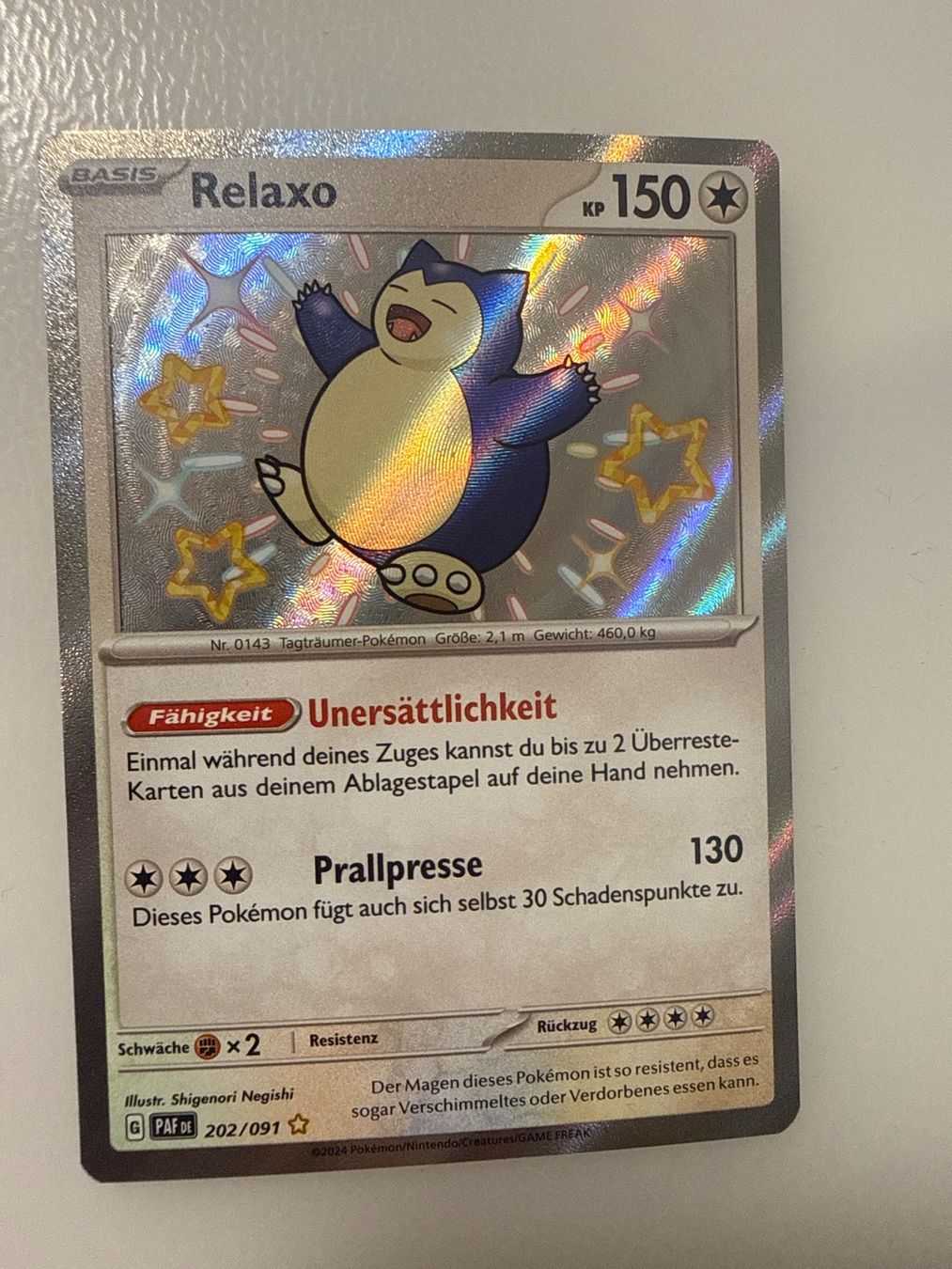 Cartes: Pokemon Shiny Relaxo – D'occasion à Frauenfeld par Poke_Toniii 1