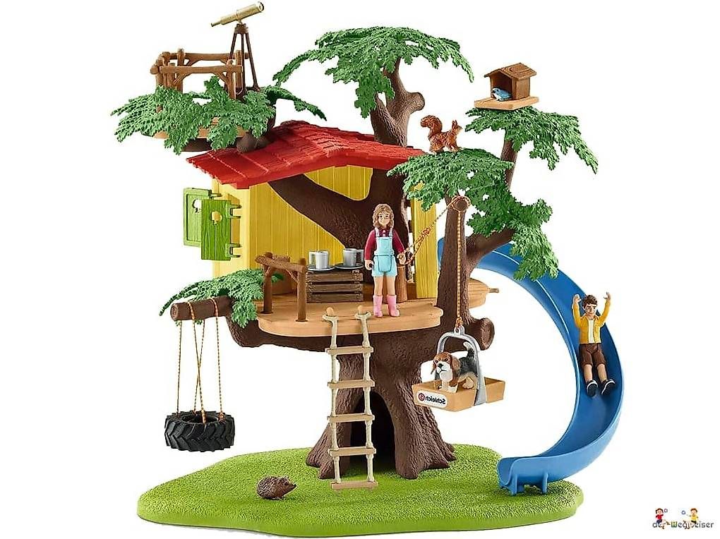 Schleich Giocattoli: Schleich Abenteuer Baumhaus (42408) – Nuovo e nell'imballaggio originale da Birsfelden venduto da der-Wegweiser 1