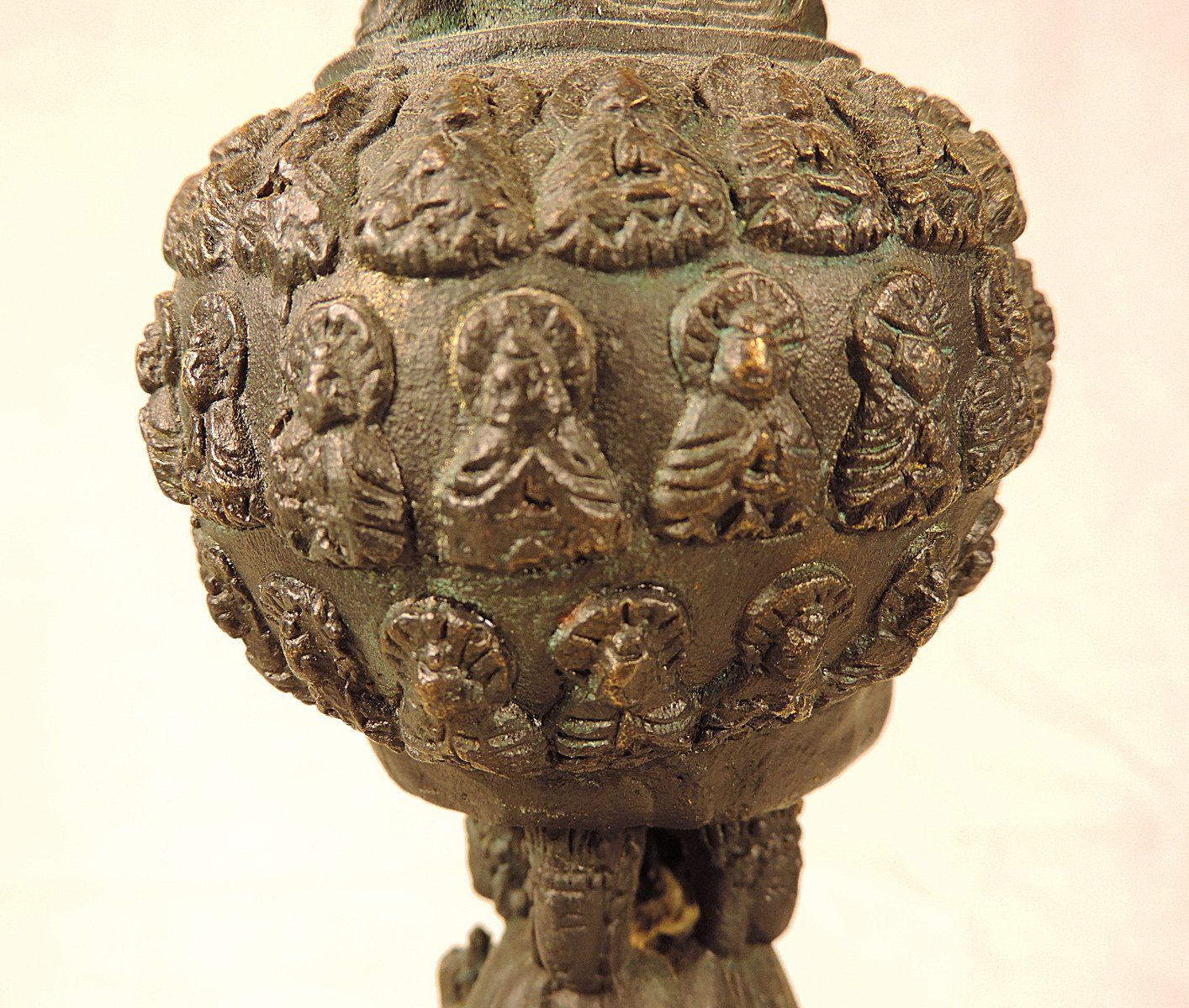 Skulpturen & Statuen: Tibet Pagode aus Bronze, "Turm der tausend Buddhas" – Gebraucht aus Duggingen von roterbambus 3