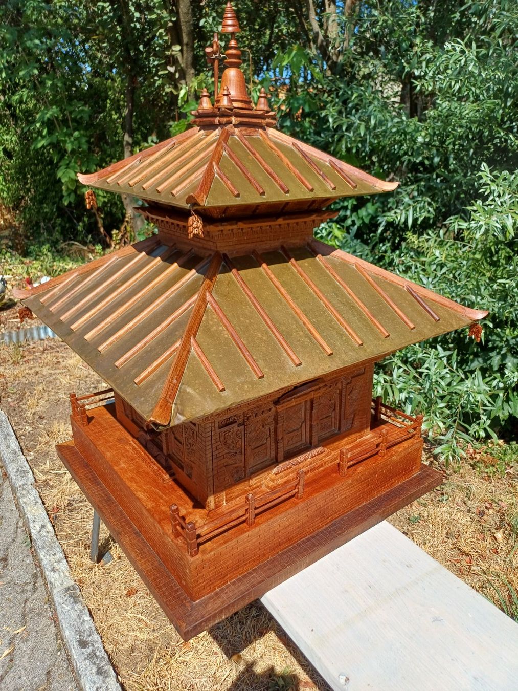 Sculture & Statue: Original Nepal-Tempel – Usato da Frick venduto da wbc 6