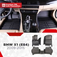 5D Premium Auto Fussmatten für BMW X1 (E84) 2009-2015