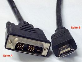 Monitor-Kabel Adapter HDMI-zu-DVI ca.9,95m ST/ST geschirmt