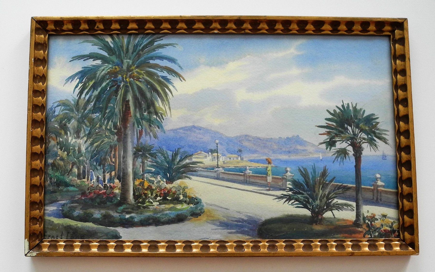 Tableaux: Ernst Lang 19./20. Jh. San Remo Corso Imperatrice – D'occasion à Wünnewil-Flamatt par ImposantArt 5
