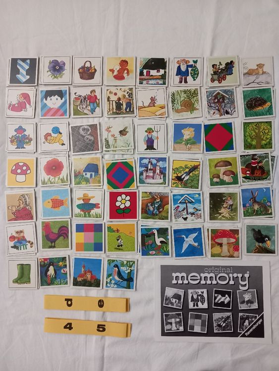 Vintage Original Memory Spiel ca Jahr 1981 Ravensburger Game (Gebraucht ...