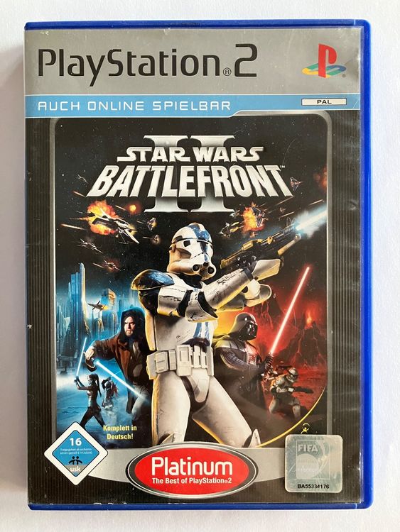 Lot De 2 Jeux Star Wars Battlefront 1 Et 2 Sur PS2, PAL Français, Complets, Très Bon état