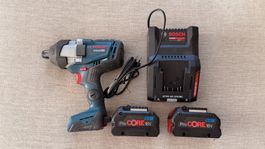 Bosch Professional Schlagschrauber GDS 18V-1050 HC + 2Akkus