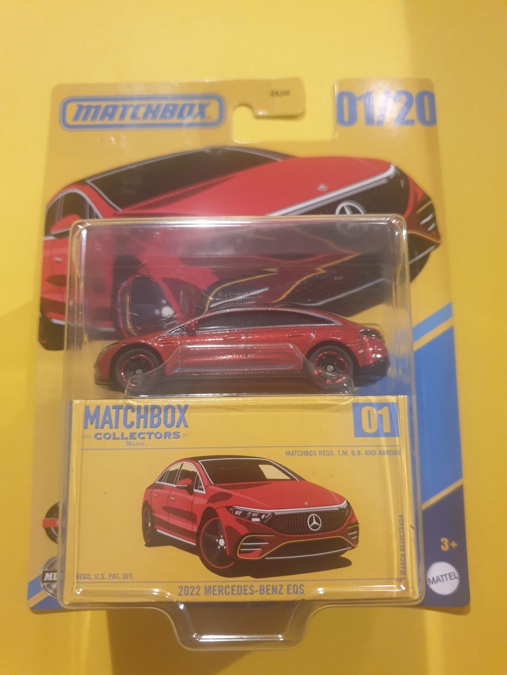 Matchbox Modellini d'auto: Matchbox 2022 MERCEDES-BENZ EQS – Nuovo e nell'imballaggio originale da Oftringen venduto da Rotor 1