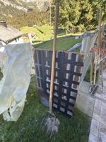 Mistgabel mit Holzstiel gebrauchter Zustand stabil