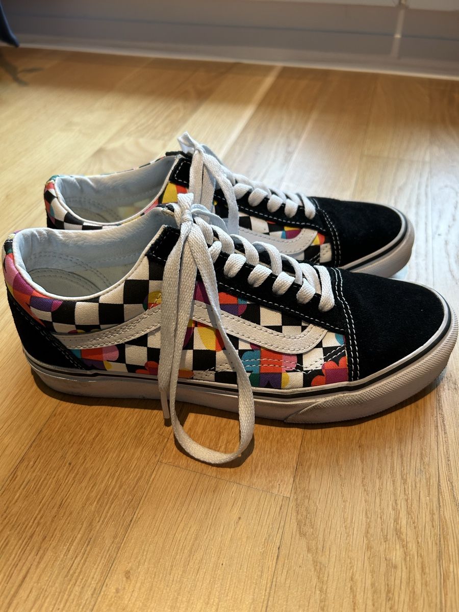 Vans Scarpe da uomo: Vans old skool floral checker sneaker, Grösse 38 – Usato da Bern venduto da Ilikebluegems 1