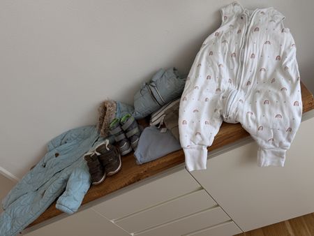 Baby Winterkleidung Gr 80 Schneeanzug, Schlafsack ab 1.-