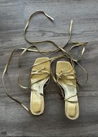 Sandales Zara 37 gold
