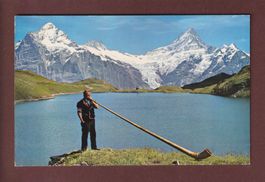 GRINDELWALD - Alphornbläser am Bachalpsee - 1968