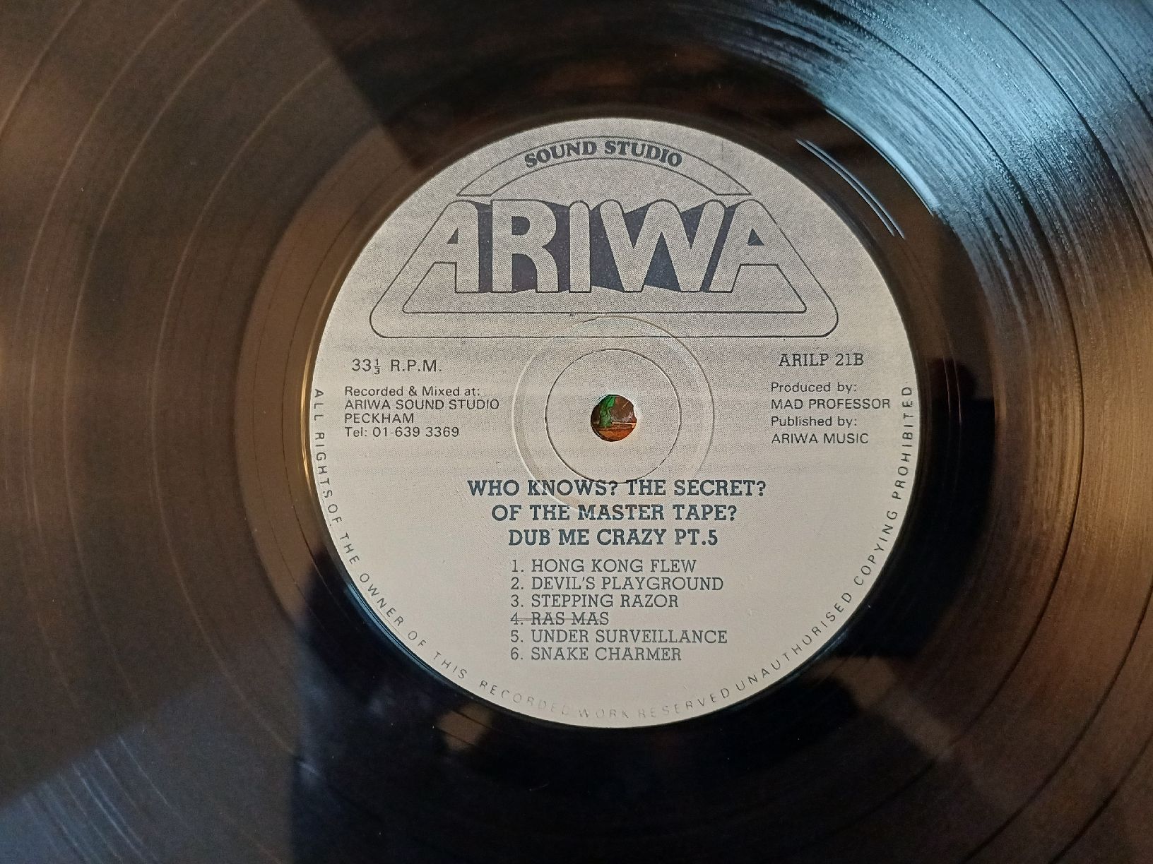 Dischi in vinile: Mad Professor "Dub Me Crazy Part Five" LP – Usato da Begnins venduto da Drastic-Sound 5
