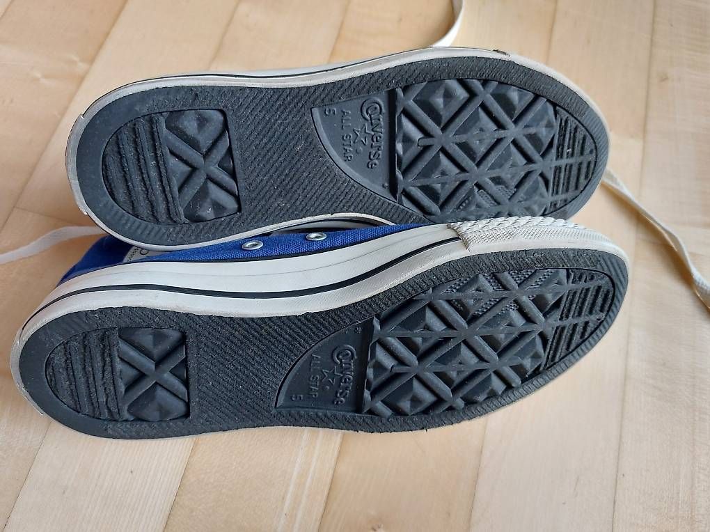 Converse Scarpe da uomo: Blaue Converse Chucks Gr. 37.5 – Nuovo (secondo la descrizione) da Flaach venduto da nad_xpb7 1