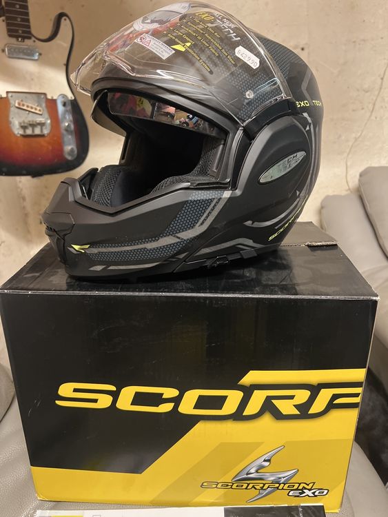 Casques & visières: Scorpion EXO-TECH Klapphelm Grösse S Motorrad Helm (d) – Neuf avec emballage d'origine à Rorschach par TimelessTradingGmbH