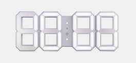Kibardin white & white clock