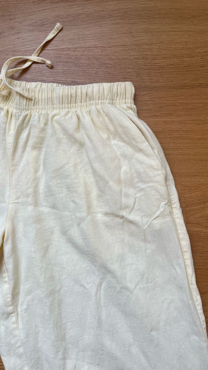 Bershka Hosen: Tolle sommerliche hellgelbe Leinenhose – Neu (gemäss Beschreibung) aus Chur von aline_Z2 2