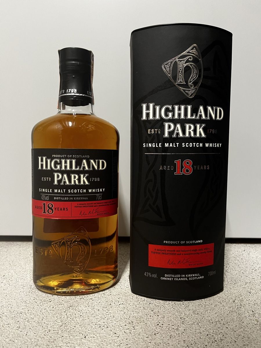 Highland Park Spirituosen: Highland Park 18 Jahre – Neu und originalverpackt aus Mönchaltorf von Drammer