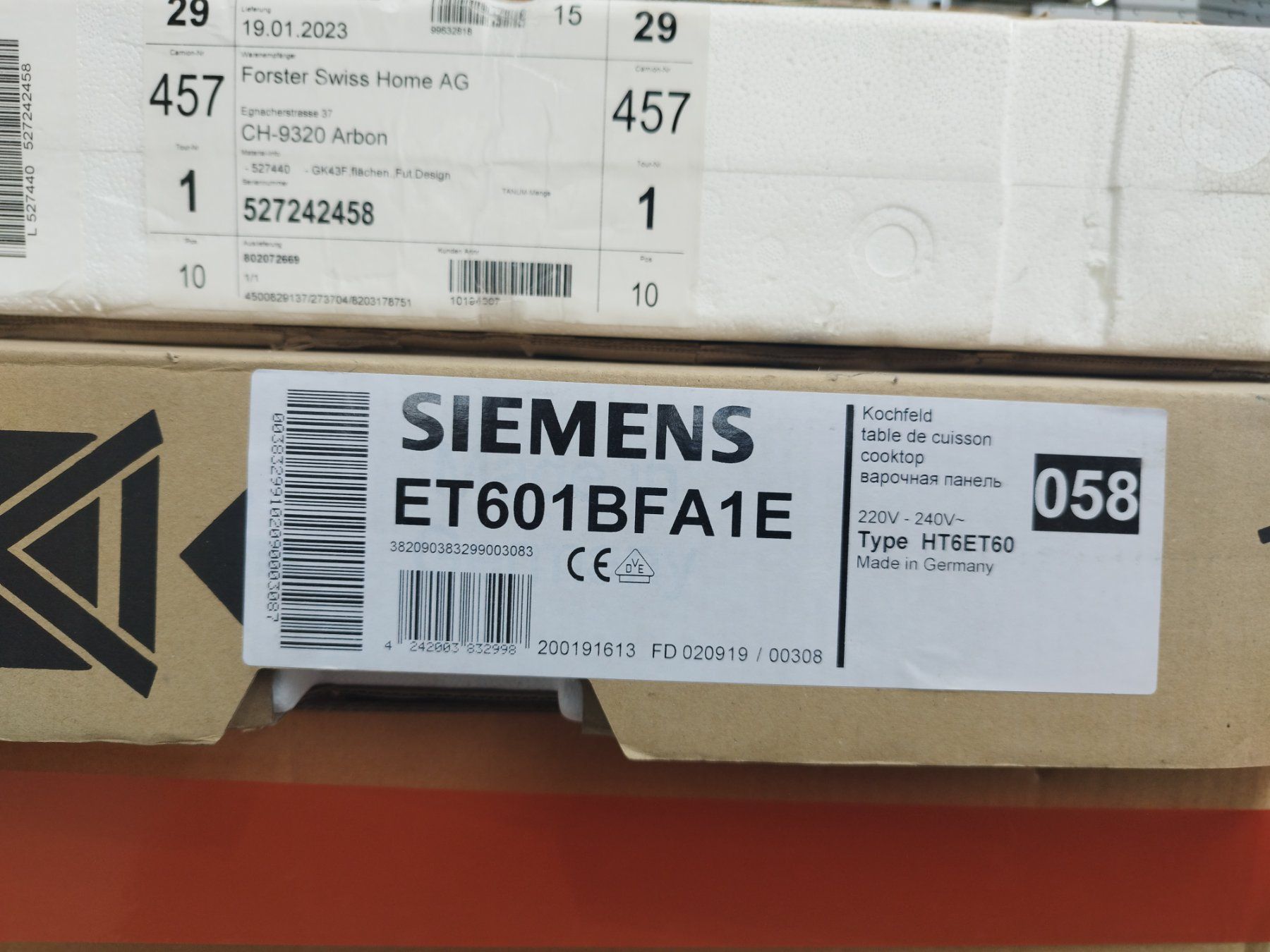 Siemens Cucine: Siemens Glaskeramikkochfeld ET601BFA1E – Nuovo e nell'imballaggio originale da Rorschacherberg venduto da -miro 2
