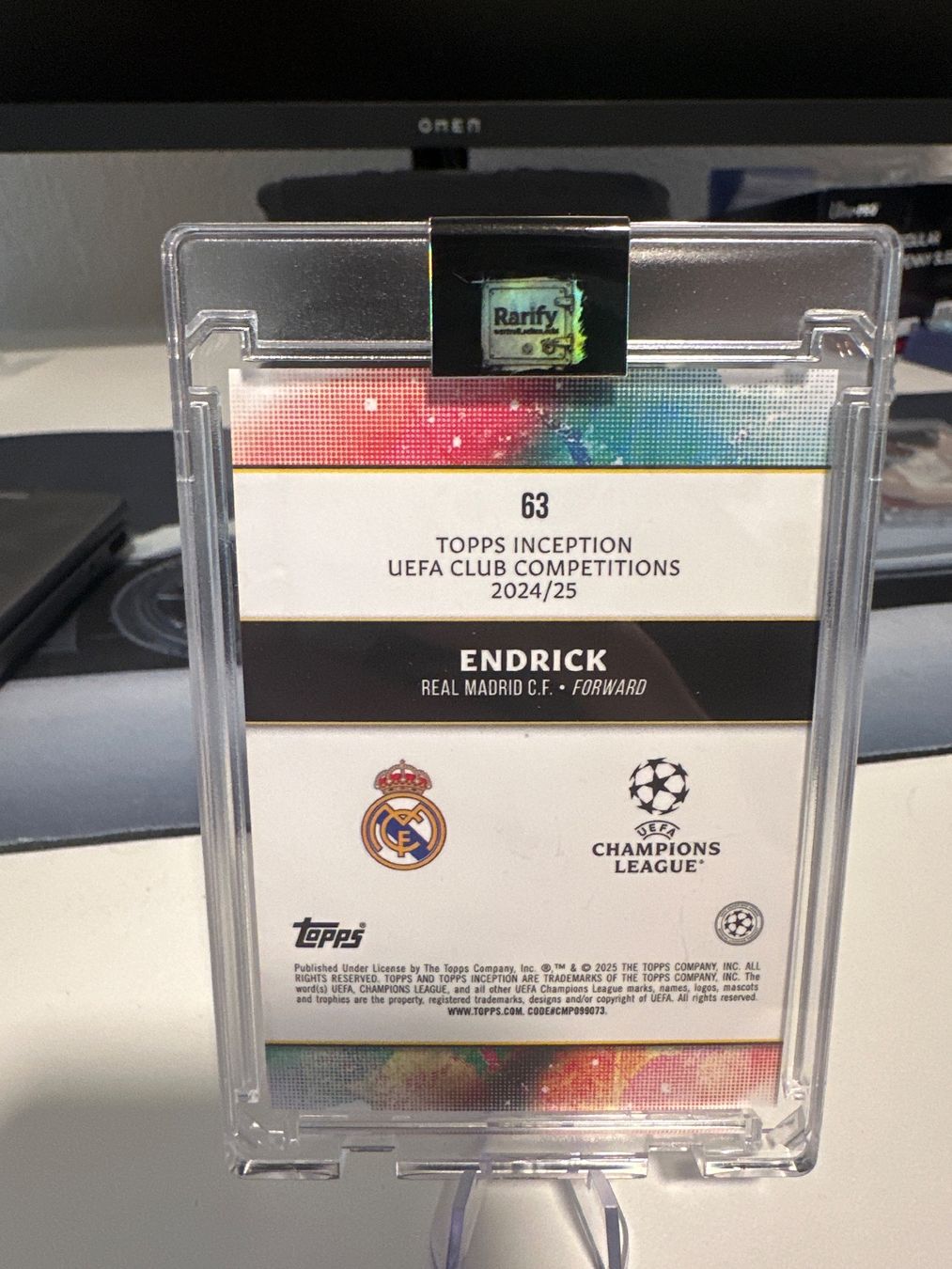 Topps Carte collezionabili: Topps Endrick RC Inception 24/25 – Usato da Trubschachen venduto da hab_ggr6 1