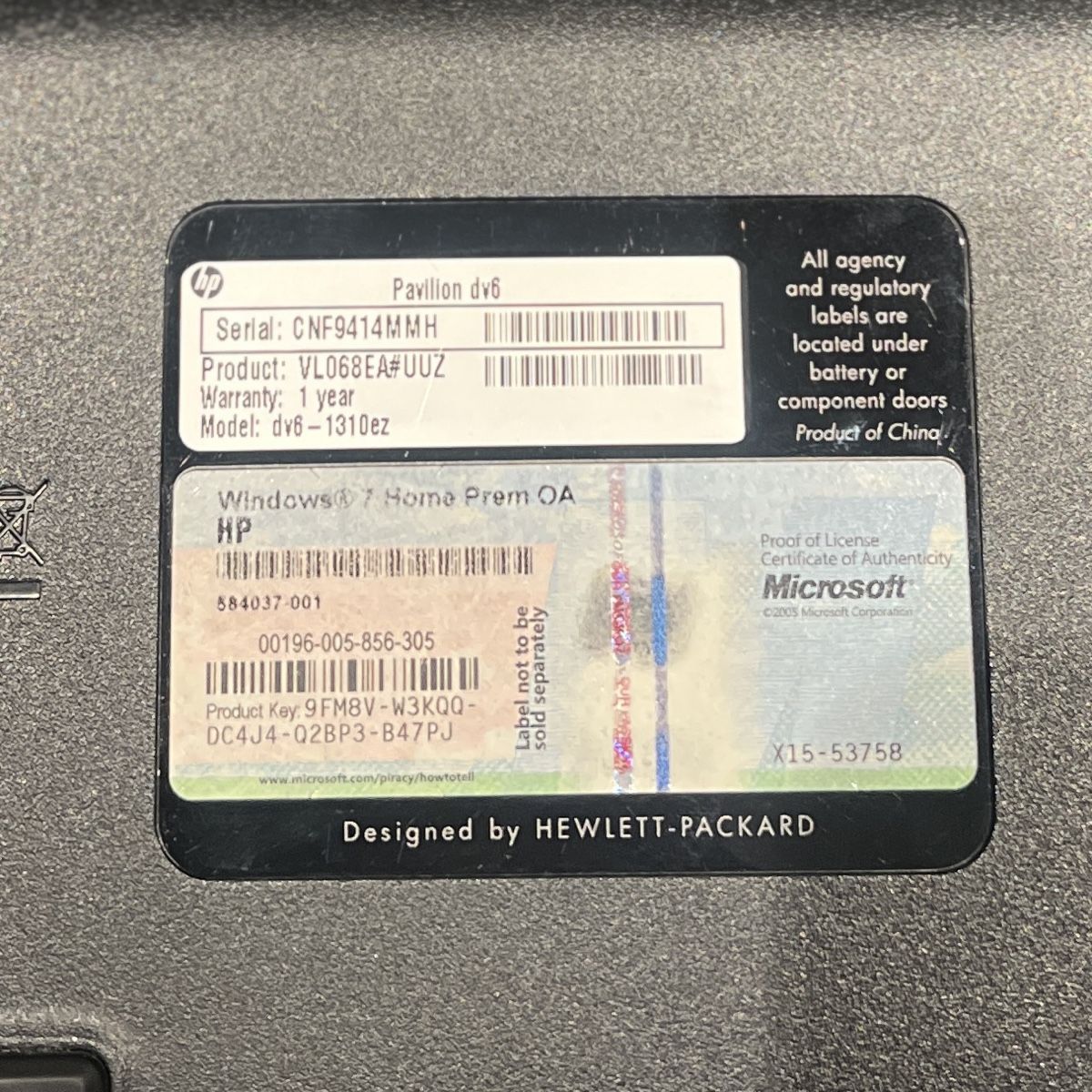 Hewlett Packard Notebook: Retro Laptop Hp Pavilion dv6 – Usato da Frutigen venduto da lmferreira187 1