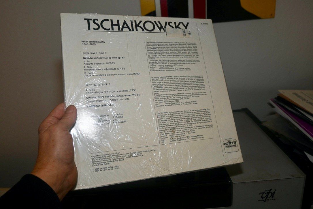 Vinyles: Neu&OVP digital TSCHAIKOWSKY - CARMINA QUARTETT – Neuf avec emballage d'origine à Pfaffhausen par mono_rec 3