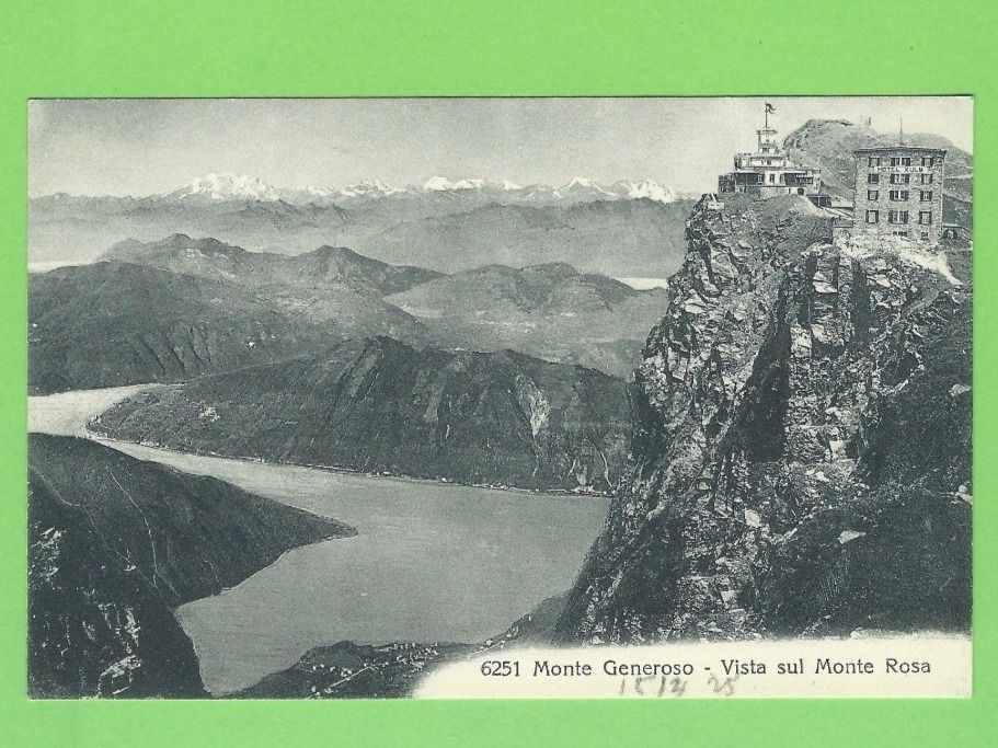 Cartoline postali: Monte Generoso - Vista sul Monte Rosa – Nuovo (secondo la descrizione) da Zürich venduto da t24_de