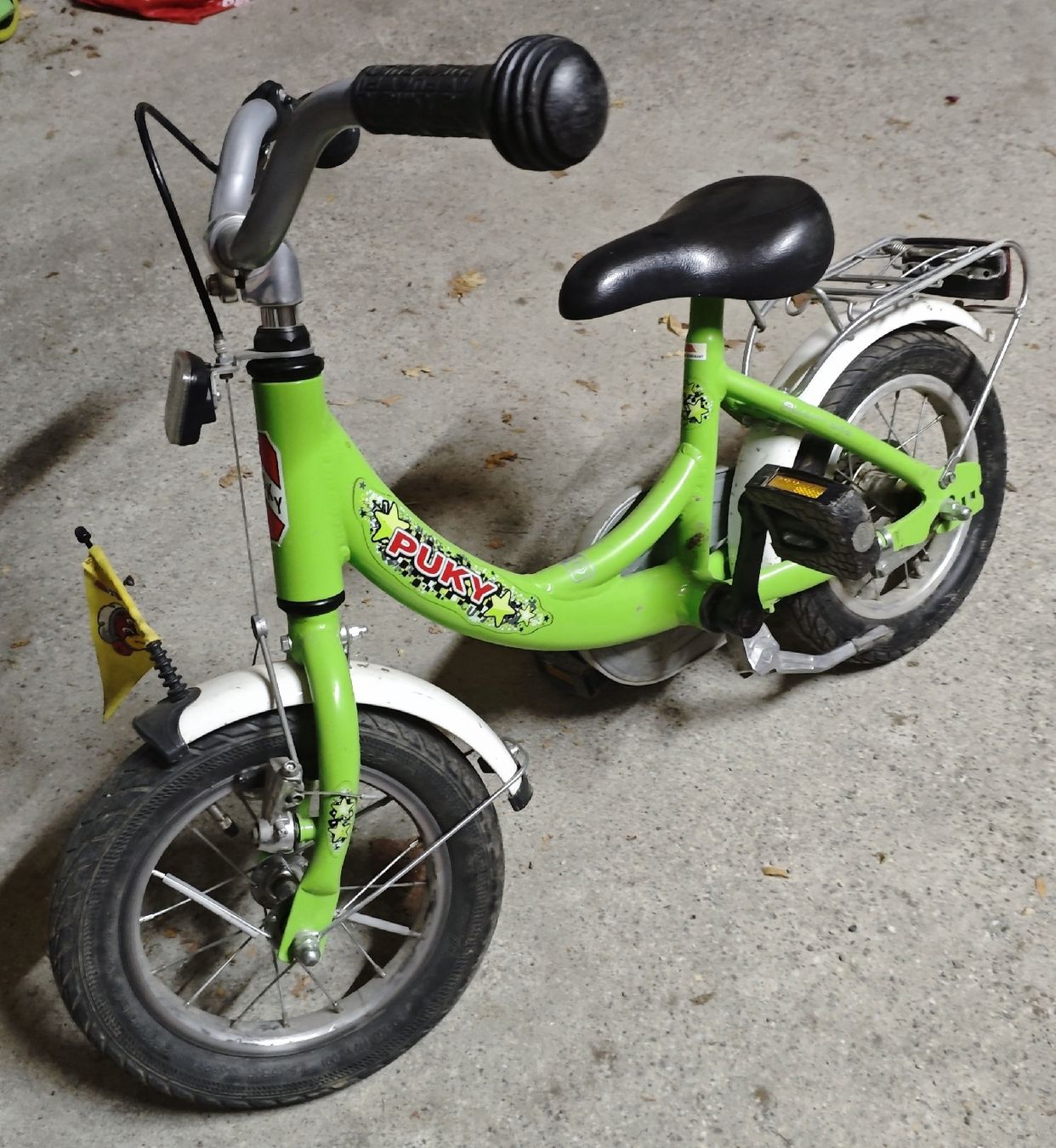 Puky Biciclette: Kinderfahrrad Puky grün  – Usato da paspels venduto da flydenkerer
