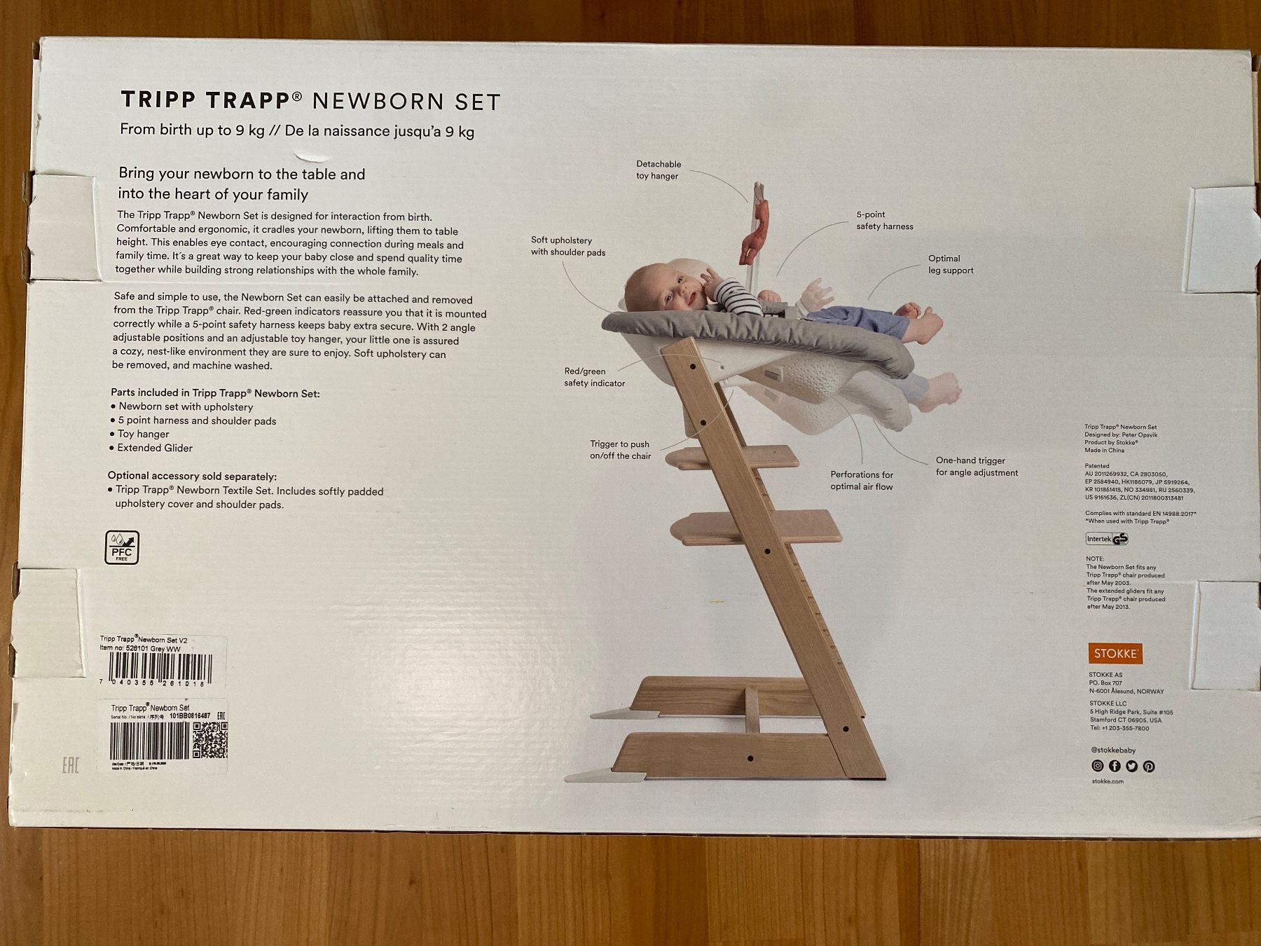 Stokke Seggioloni: Stokke Newborn Set Tripp Trapp – Usato da Trin venduto da i_fabienne 4