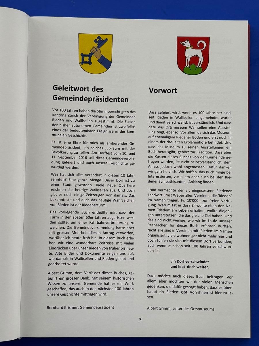 Libri: Rieden - Ein Dorf verschwindet und lebt doch weiter – Usato da Adliswil venduto da buch_und_kunst 2