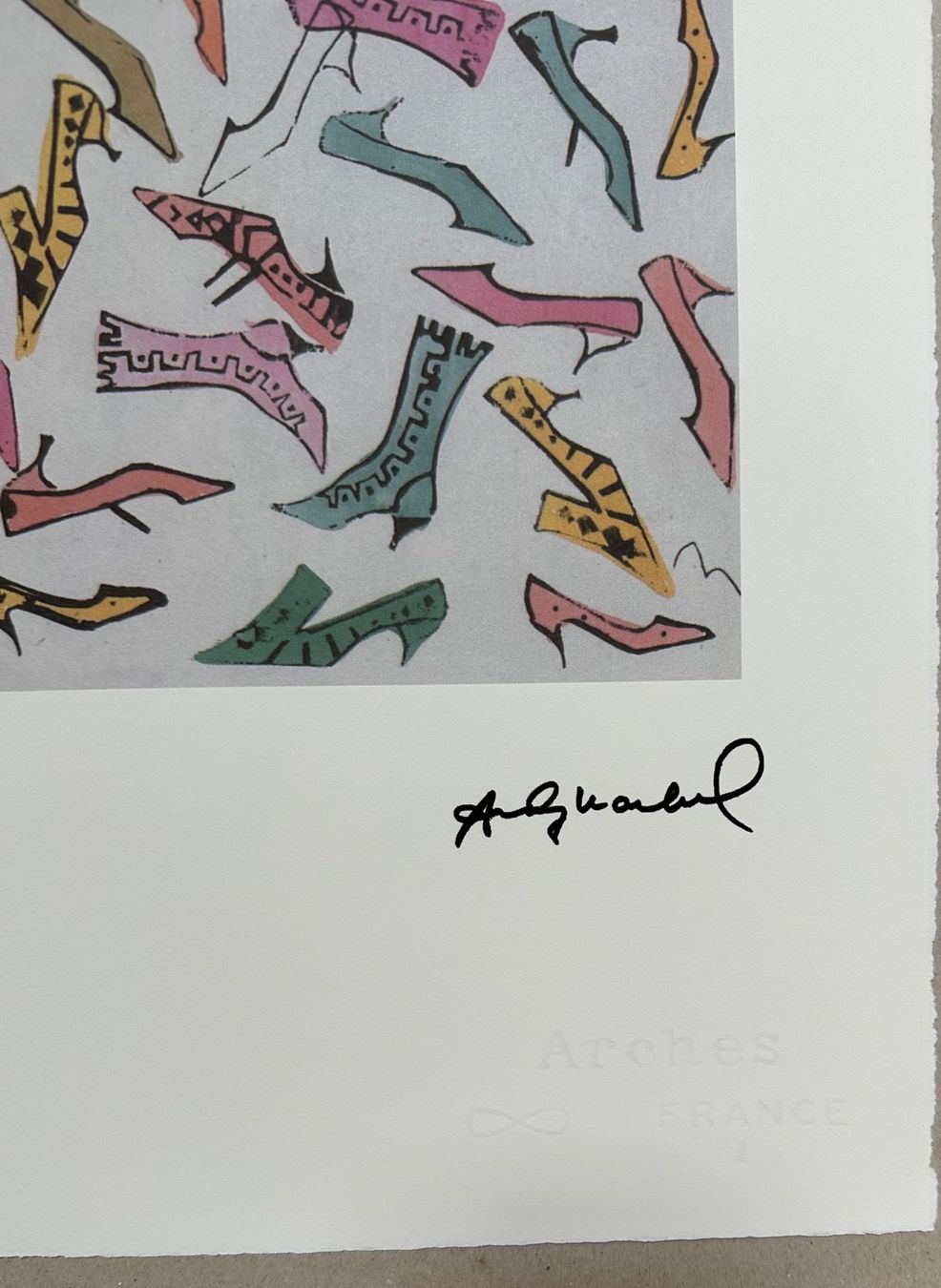 Tableaux: Warhol: Shoes, POP Art 80/100 – Neuf (Voir description) à Meilen par Smgdesign 2