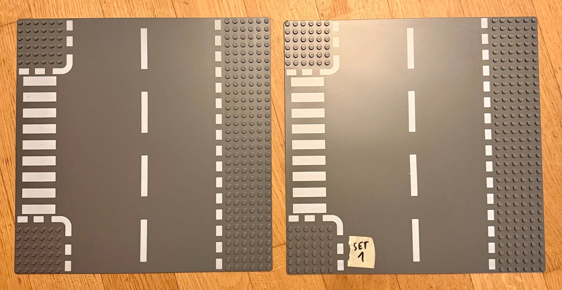 Lego Kit di costruzioni: Lego 2 x Road Plates / Strassenplatten – Usato da Höri venduto da PSMarinho