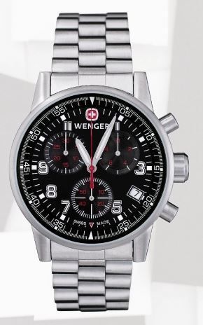 Wenger Orologi: 70898 WENGER Armbanduhr COMMANDO BIG CROWN – Nuovo e nell'imballaggio originale da Kriens venduto da surfersisland 1