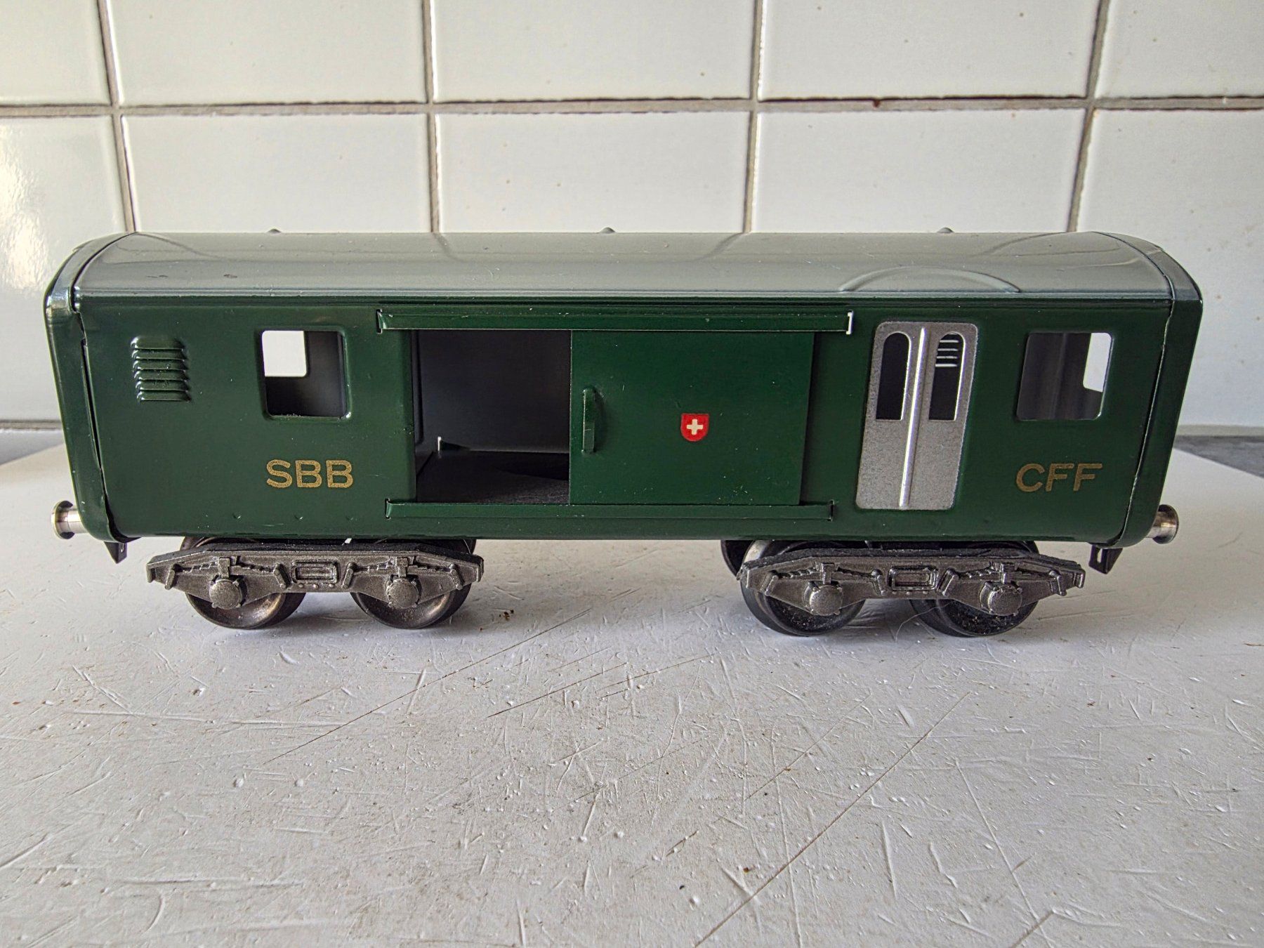 Hag Trains électriques: Gepäck-/Postwagen SBB, 4-achsig – D'occasion à Seuzach par Loeckeli01 1