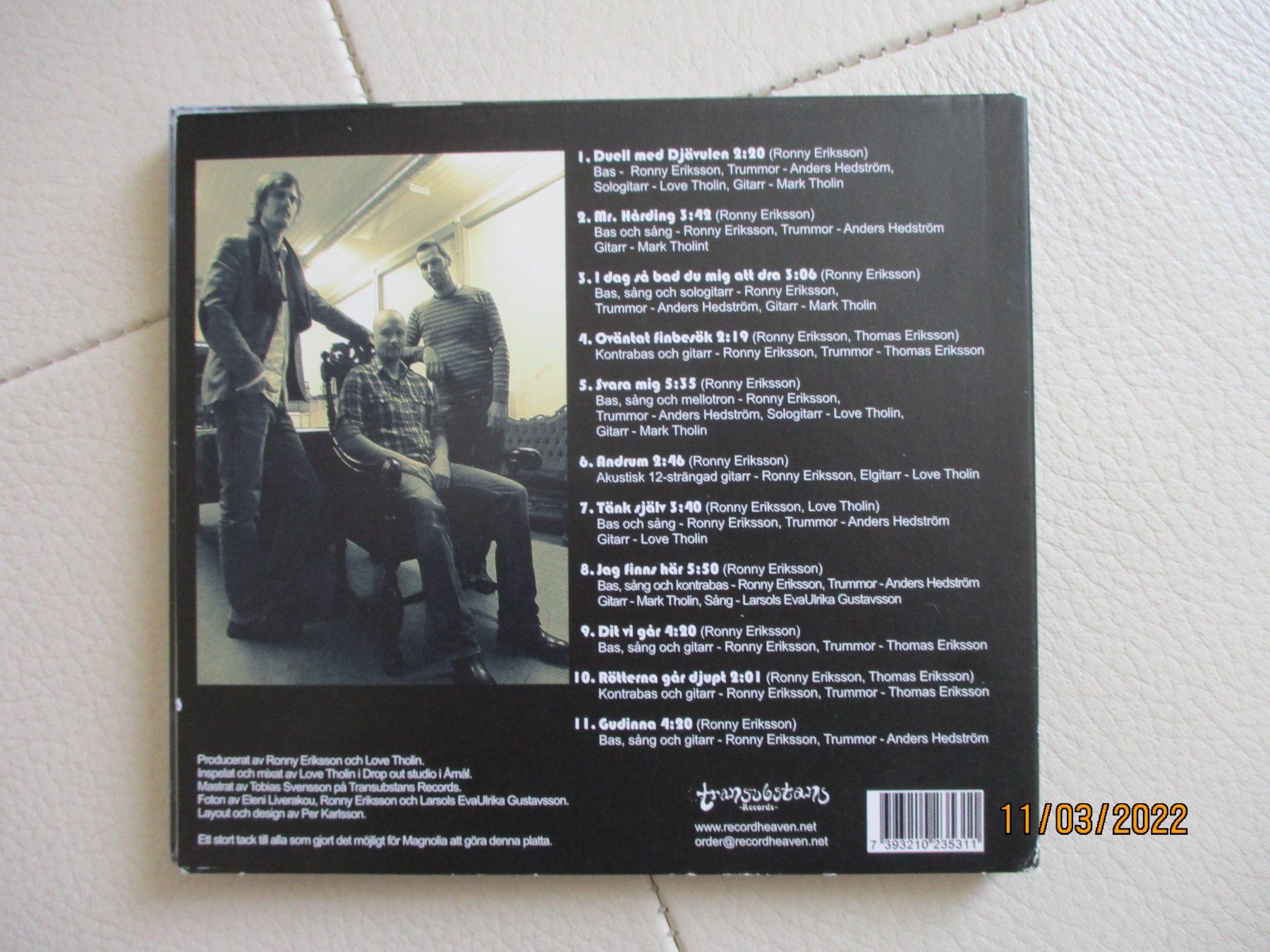 CD: Magnolia  -- Tank Sjalv – Usato da Liestal venduto da Disc-Point 1