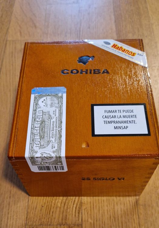 Cohiba Siglo VI (6) 25er Kiste frisch aus Kuba