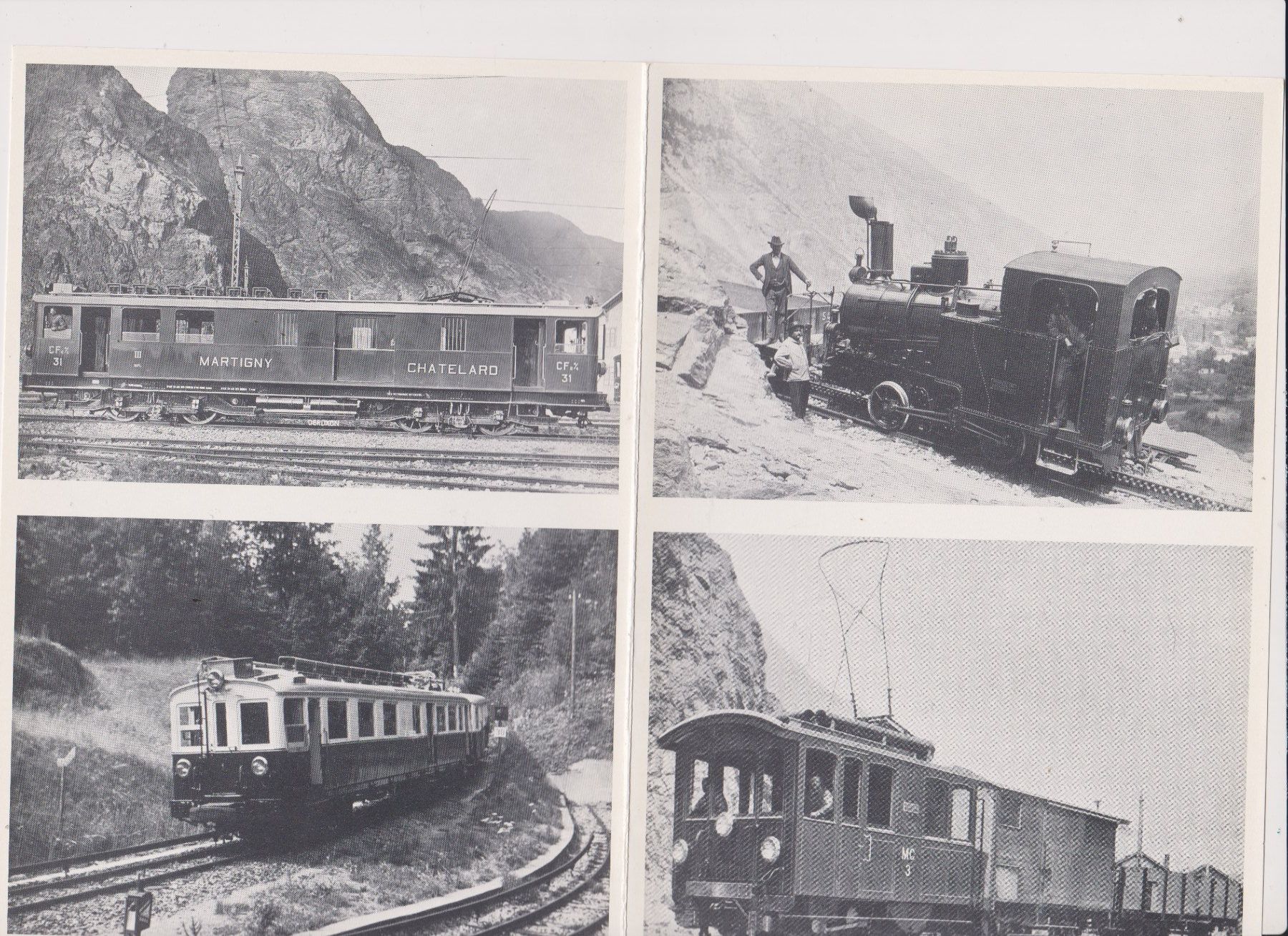 Revues & Magazines: Revue du rail train Bahn - Martigny - Châtelard - Chamonix – D'occasion à Bex par Canouille 2