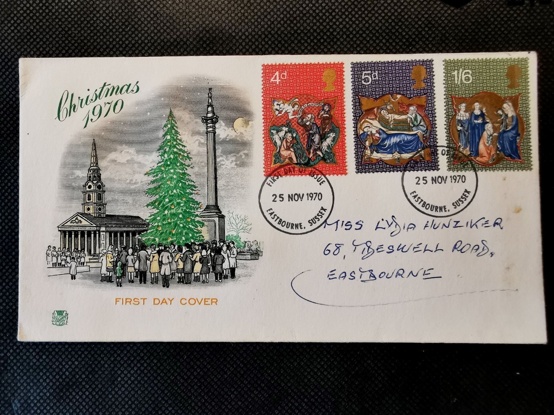 Tous les timbres: FDC England  - Christmas 1970 – D'occasion à Pailly par jme99