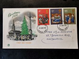 FDC England  - Christmas 1970