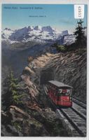 Niesen-Bahn - Ausweiche II. Sektion - Litho