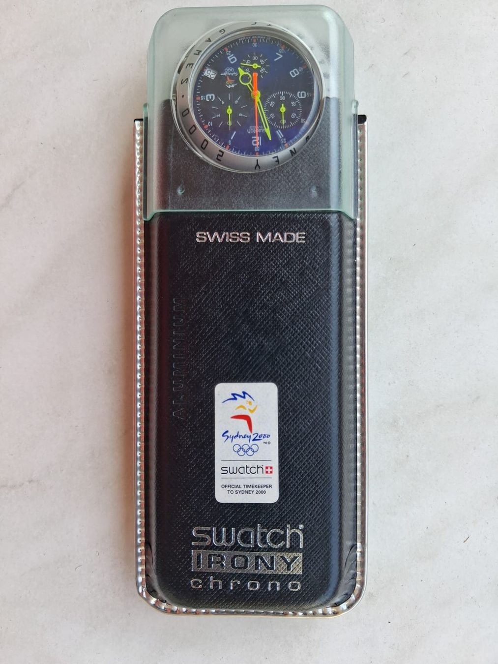 Swatch Orologi: SWATCH_irony_chrono_sydney_2000 – Nuovo e nell'imballaggio originale da Rapperswil SG venduto da crw_7cm5