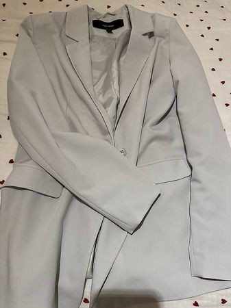 Vero Moda Longblazer hellgrau - neuwertig