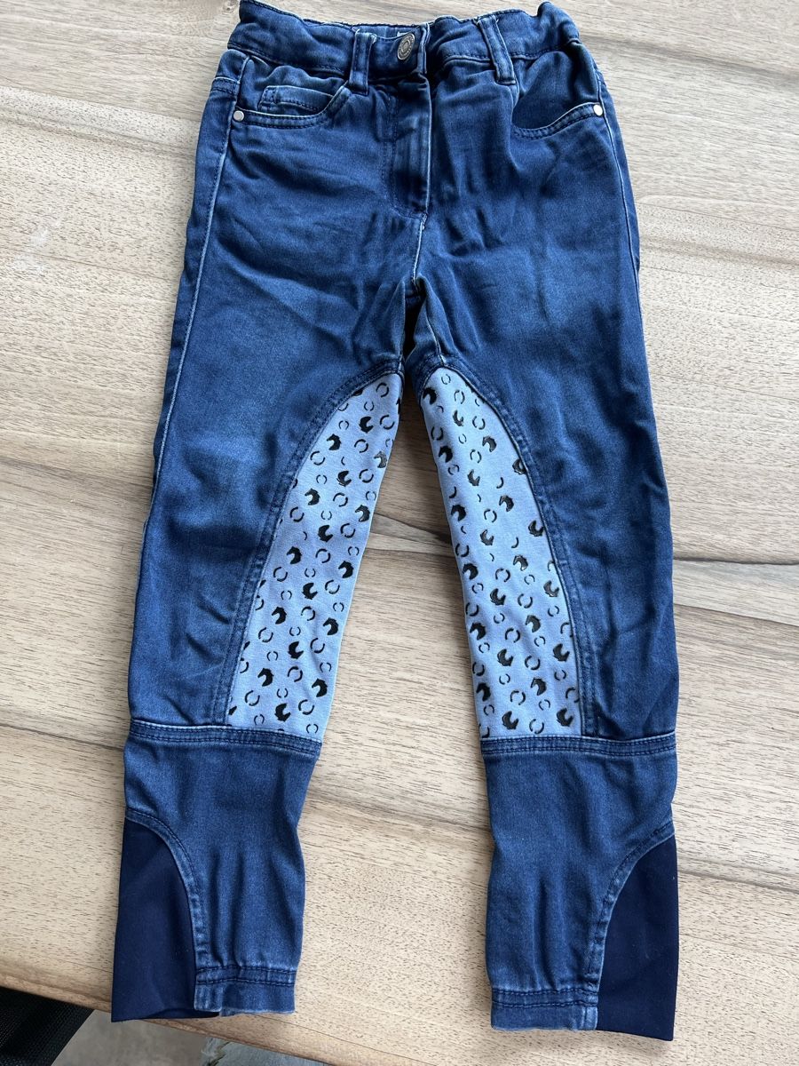 Pantalons: Reithose Mädchen Gr.122 Jeans – D'occasion à Eglisau par yd55