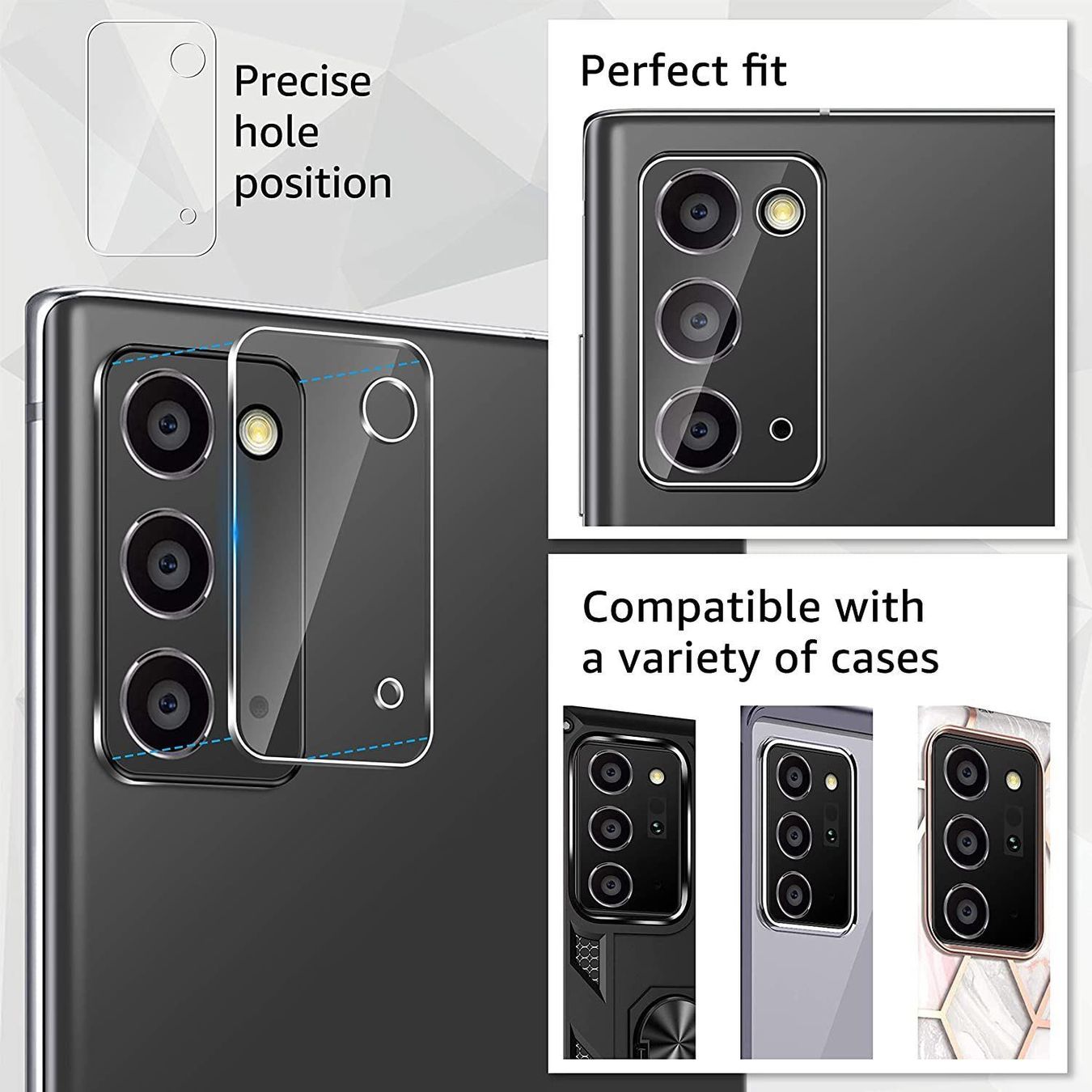Cover & Protezioni schermo: Galaxy Note 20-Verre Trempé Caméra arrie – Nuovo e nell'imballaggio originale da Morges venduto da DA-mobile 3
