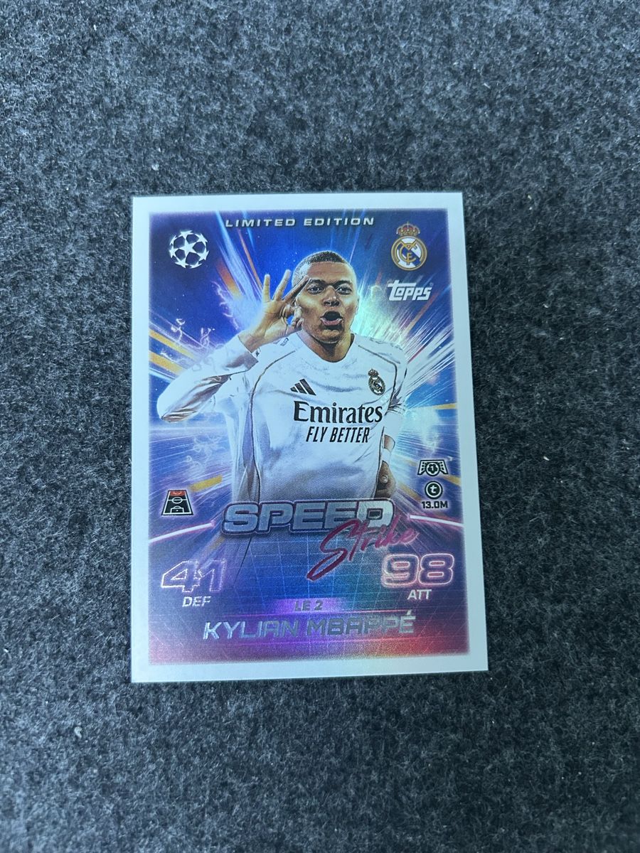 Topps Carte collezionabili: Match Attax / Kylian Mbappé / Speed Strike – Usato da Köniz venduto da Elbofeton
